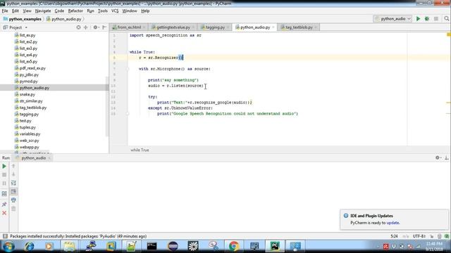 Python : Voice Input and Text Output ChatBot NLP {in தமிழ்} смотреть онлайн