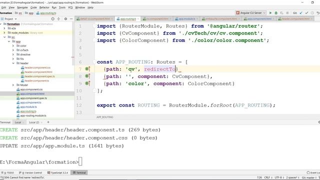 Angular 13 (12, 11, 10, 9, 8, 7) cours 25 angular routing routerLink смотреть онлайн