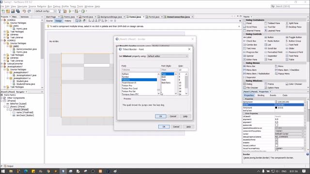 Java: Swing: Tạo đường viền với Titled Border смотреть онлайн