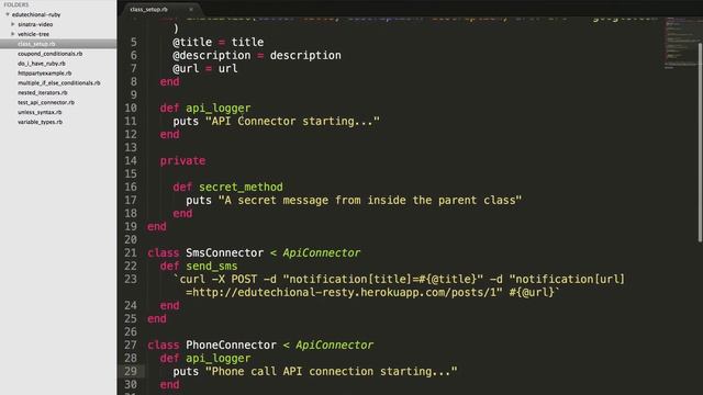 Polymorphism and using super in Ruby смотреть онлайн