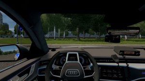 City Car Driving // Audi Q8 ДПС // Динамические поворотники и спец. сигналы