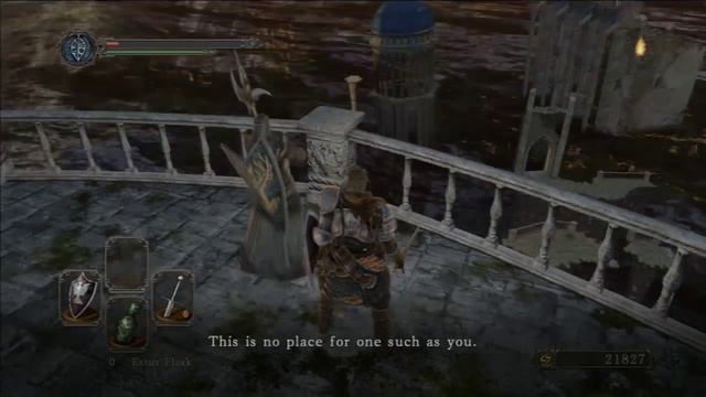 Dark Souls II: Old Dragonslayer Boss Fight смотреть онлайн