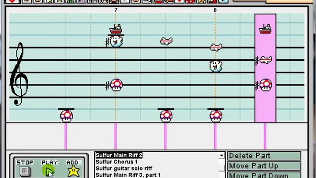Slipknot - Sulfur. Mario Paint Composer cover. смотреть онлайн