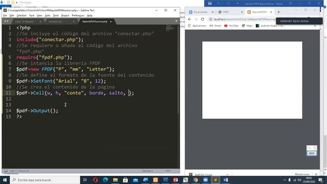 Clase 28 Zoom Tics 3ro Básico C Y D Repaso De Reportes Simples En PDF con PFDF, PHP y MySQL 23/09 смотреть онлайн