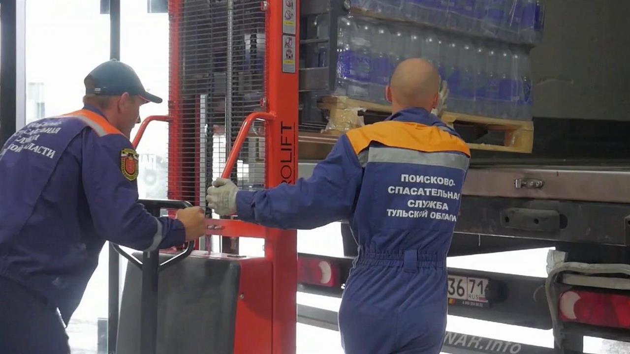 Курская область получила новую партию гуманитарной помощи
