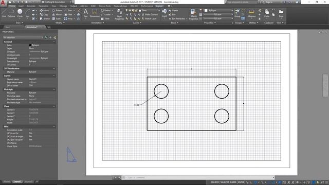 AutoCAD 2017 Tutorial: Annotative Dimensions смотреть онлайн