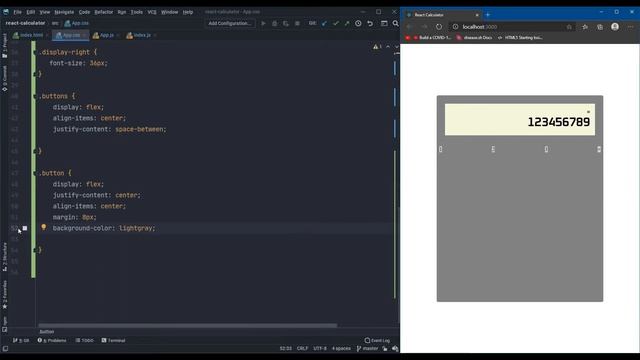 REACT JS TUTORIAL - ADD CALCULATOR BUTTONS #6 смотреть онлайн