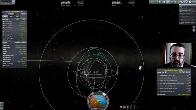 Kerbal Space Program: Putting satellites up and putting satellites down смотреть онлайн