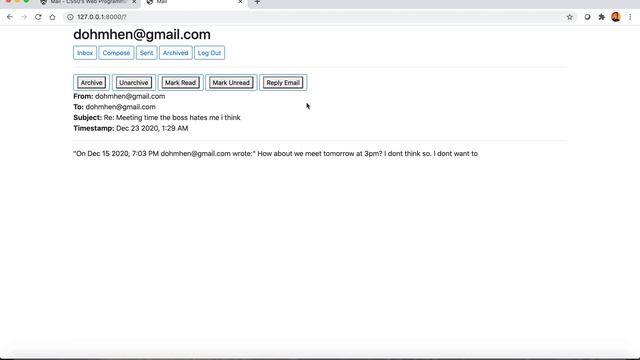 Project 3: CS50's Web Programming with Python and JavaScript смотреть онлайн