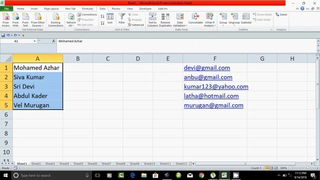 Text to Columns in Microsoft Excel смотреть онлайн