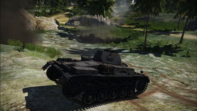 War Thunder. Дуэль Pz.II vs КВ-1 смотреть онлайн
