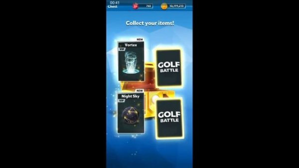 Open 3 vip chest in golf battle : Infinity Gaming YT