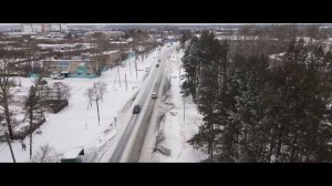 Екатеринославка/ Полёт над зимней Екатеринославкой/ С высоты птичьего полета/ Ноябрь/ 2021г