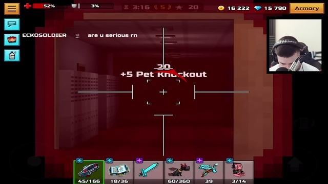 MINECRAFT WEAPONS ONLY CHALLENGE in Pixel Gun 3D
