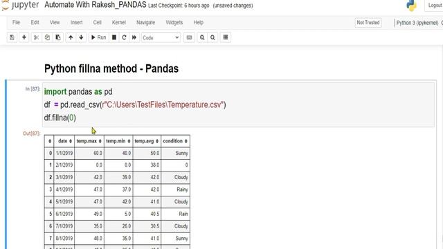 Python Fillna Method смотреть онлайн