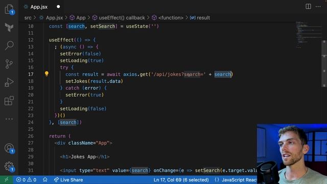 Fetching and Posting Data in React смотреть онлайн