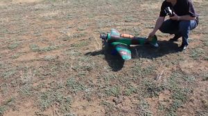 Модель самолета ЛА-5, полет. LA-5. First flight.