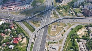 МКАД   Ярославское шоссе с высоты