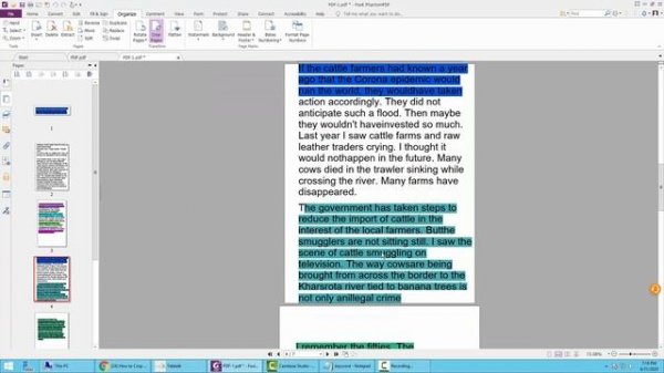 How to Crop PDF pages in Foxit PhantomPDF