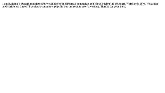 Wordpress: comment files and s смотреть онлайн