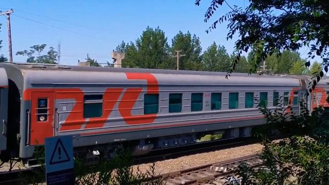 Пассажирский поезд Анапа - Ульяновск. смотреть онлайн