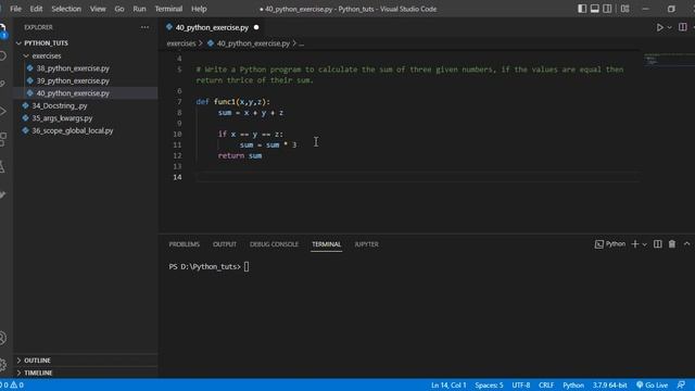#40 Python Basic Exercise -4 | Python Bangla Tutorial | Sum and multiply on condition смотреть онлайн