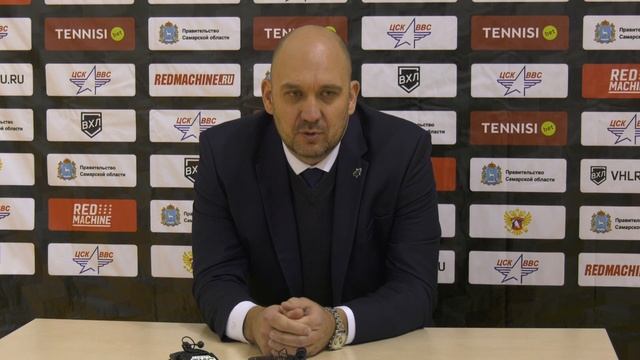 Павел Десятков. Пресс-конференция после матча ЦСК ВВС - ХК «Рязань». 14 октября. смотреть онлайн