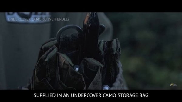 Solar Products | Undercover Camo 60 inch brolly | Carp Fishing