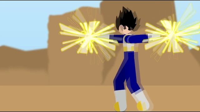 DBZ Fight - Goku Vs Vegeta | Stick Nodes смотреть онлайн