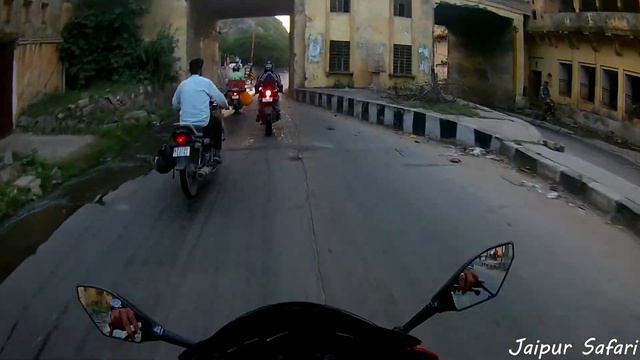 Kanota dam | Sunday Ride with Group | R15 V3 Crazy Burnout in front of foreigner | Jaipur Safari смотреть онлайн