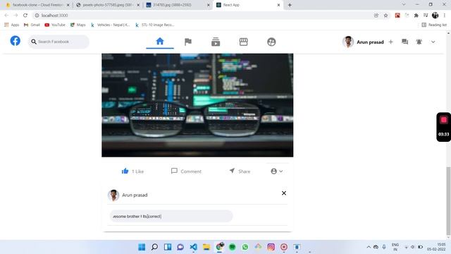 Facebook Clone using React js | Firebase, React Context Api & Google Authentication | смотреть онлайн