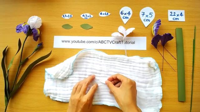 How To Make Iris Flower From Twisted Paper Rope - Craft Tutorial смотреть онлайн