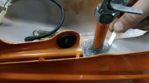 Быстрый ремонт бензобака на мотоцикле за 30 минут POXIPOLOM