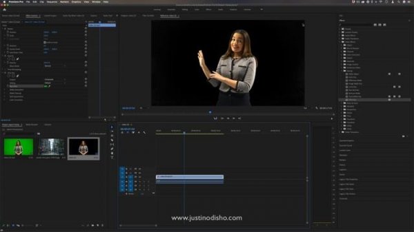 How to Remove Green Screen Video Background in Adobe Premiere Pro CC (Tutorial)