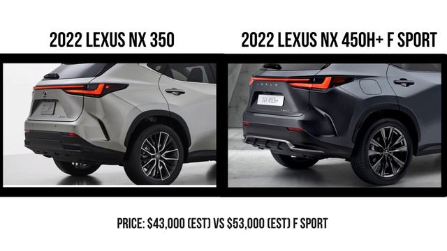 2022 Lexus NX 350 vs NX 450h F SPORT - NEW FEATURES! смотреть онлайн