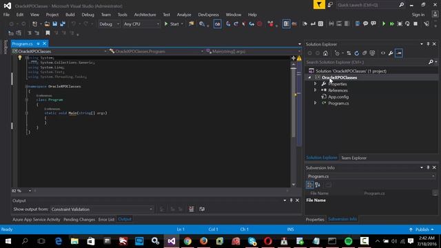 XPO Oracle generate persistent classes with visual studio and fix bad image exception смотреть онлайн