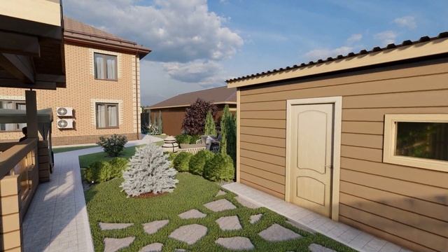 Проект участка 6 соток Landscape Design In Siberia