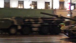 Танки в городе.Tanks in a city.