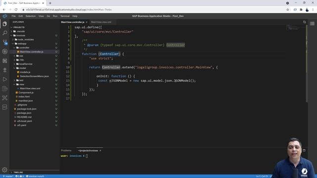 13/20 Modelo JSON - Desarrollo de aplicaciones FIORI con SAPUI5 en SAP BAS смотреть онлайн