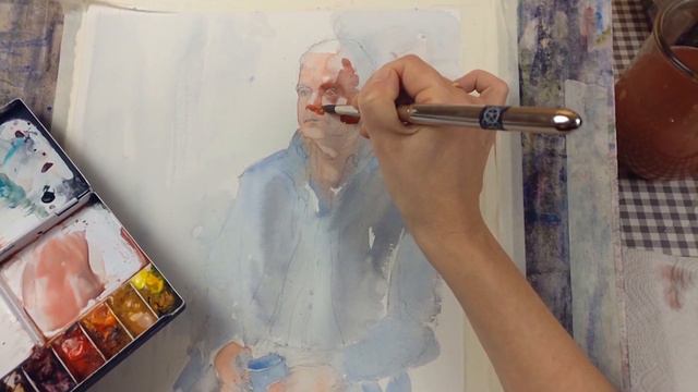 Aquarell - Porträt Schritt für Schritt смотреть онлайн