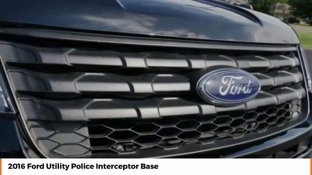 2016 Ford Utility Police Interceptor Base Used U5357 смотреть онлайн