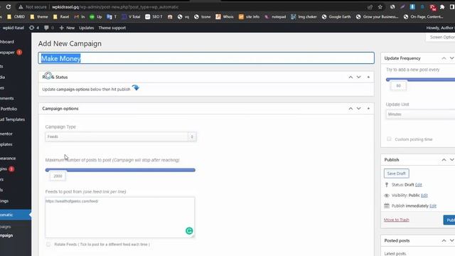 Auto Blogging Setup | How to Install Automatic Blog plugins Newspaper Website смотреть онлайн