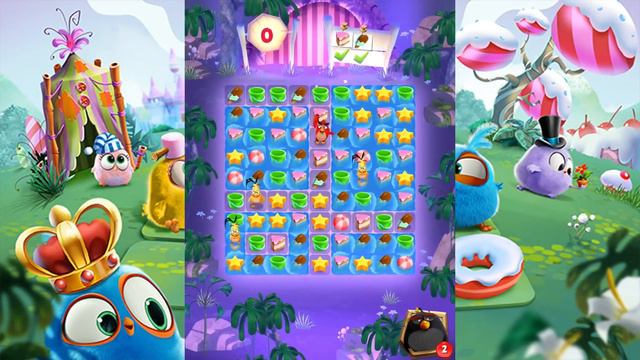 Angry Birds Match Gameplay Levels 43 to 46: Ep 8 iOS/Android Let's Play Walkthrough смотреть онлайн