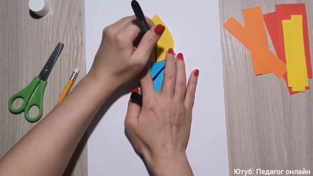 Свеча на Рождество. Поделка из бумаги. Творчество с детьми. How to make. Candle. Christmas DIY смотреть онлайн