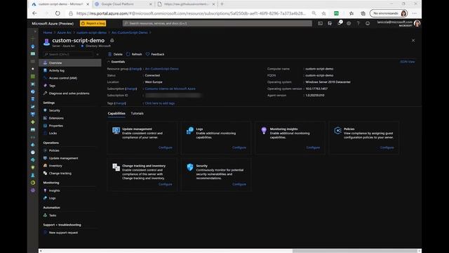 Windows Server Custom Script Extension with Azure Arc enabled servers смотреть онлайн