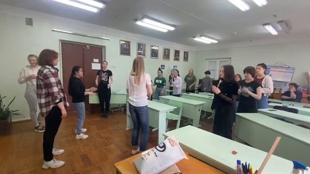 Студенты. Варианты ритмических рисунков Body Percussion