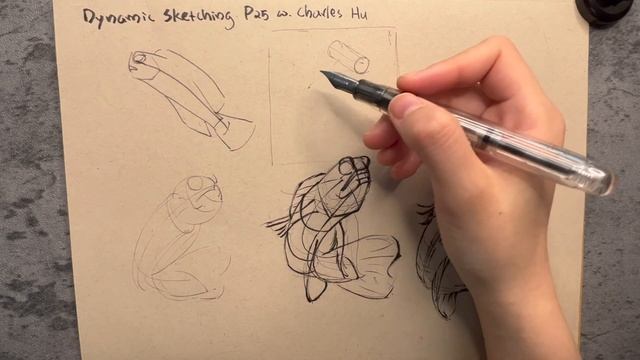 Dynamic Sketching - Jaw Fish смотреть онлайн