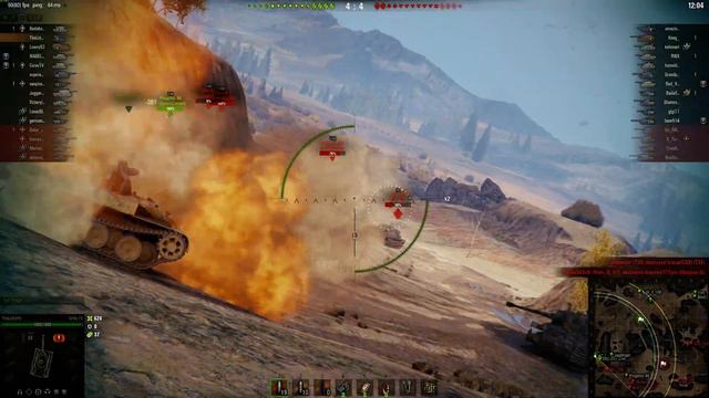 World of Tanks - Grille 15 - Map (Tundra) Gameplay смотреть онлайн