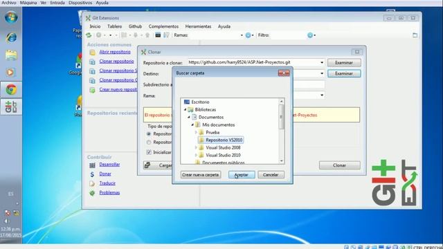 Curso Git - GUI | Comor Clonar Repositorios Usando Git GUI [2015] смотреть онлайн