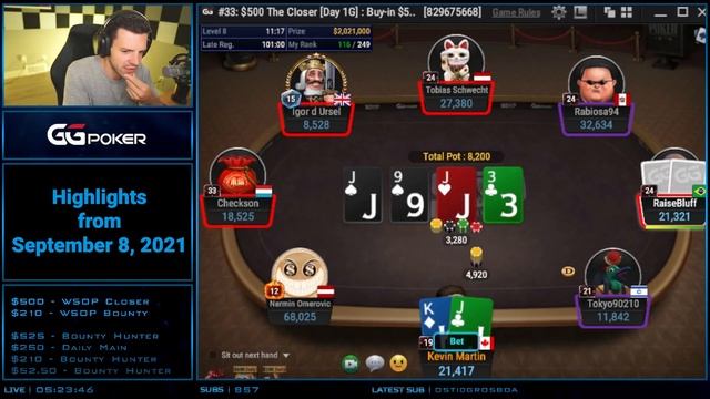 Big Pots In The WSOP! ▶︎ Poker Highlights